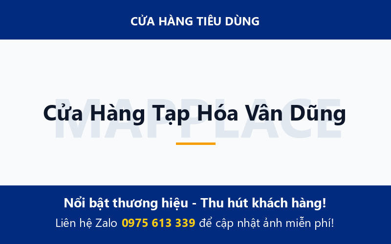 Cửa Hàng Tạp Hóa Vân Dũng