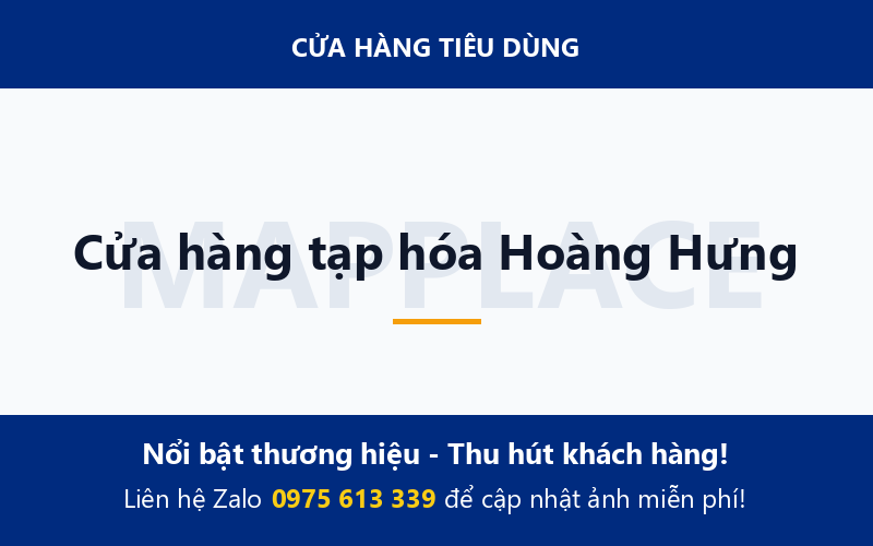 Cửa hàng tạp hóa Hoàng Hưng