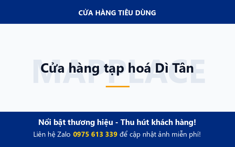 Cửa hàng tạp hoá Dì Tân