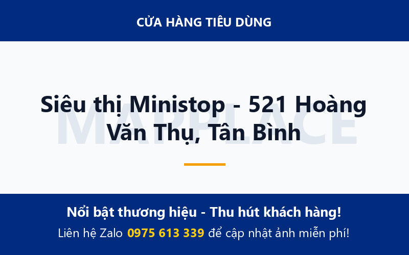 Siêu thị Ministop - 521 Hoàng Văn Thụ, Tân Bình