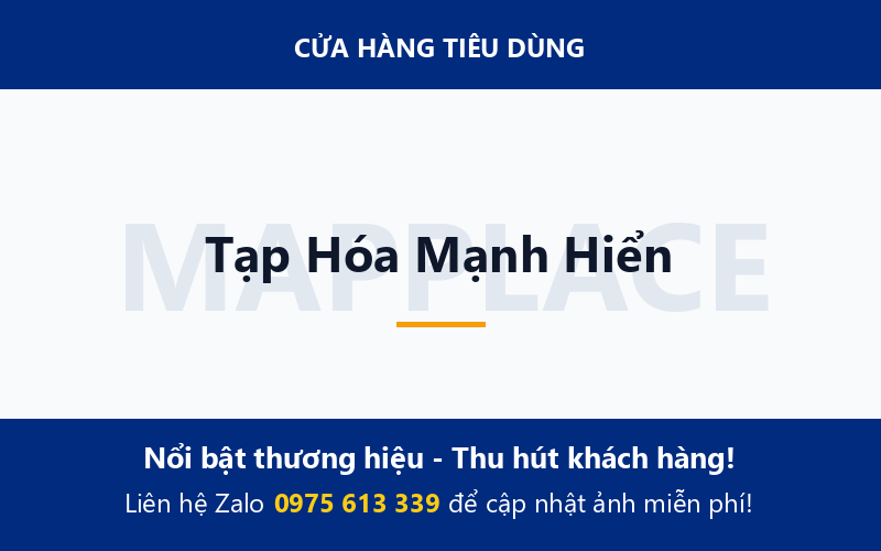 Tạp Hóa Mạnh Hiển