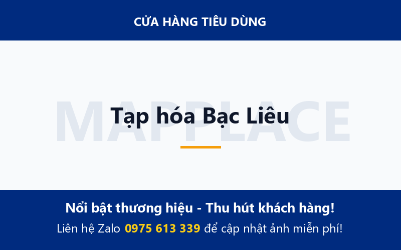 Tạp hóa Bạc Liêu