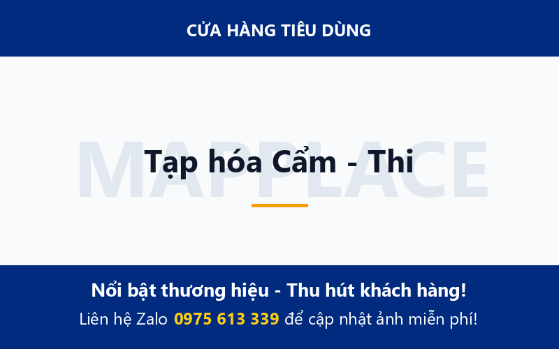 Tạp hóa Cẩm - Thi