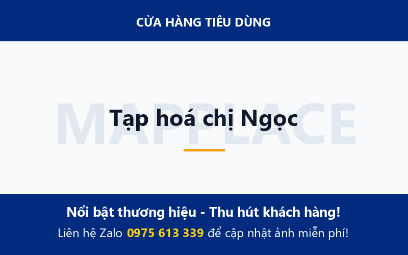Tạp hoá chị Ngọc
