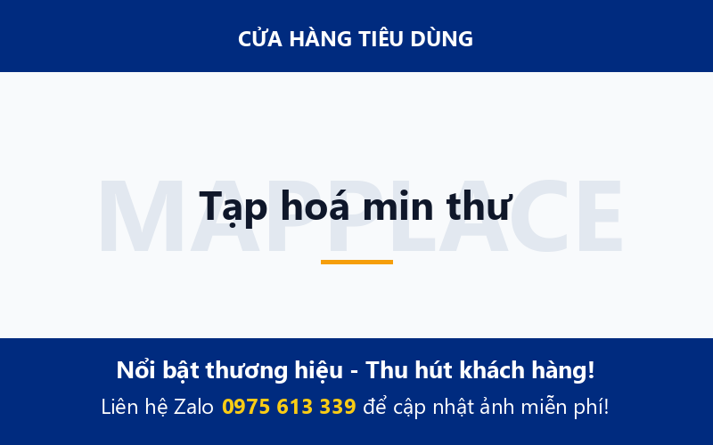 Tạp hoá min thư