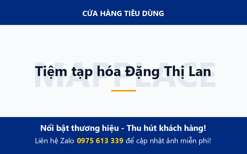Tiệm tạp hóa Đặng Thị Lan
