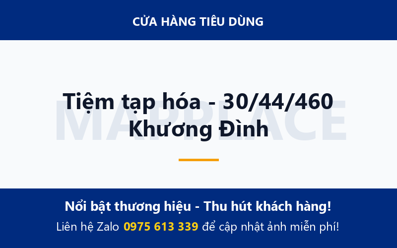 Tiệm tạp hóa - 30/44/460 Khương Đình