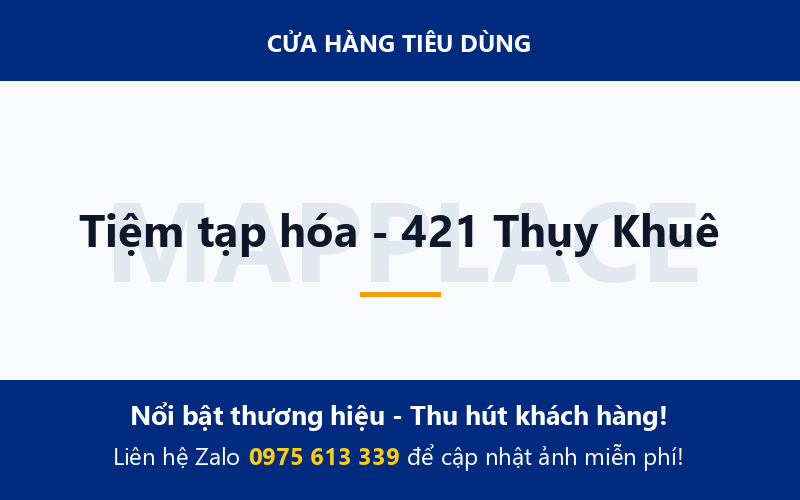 Tiệm tạp hóa - 421 Thụy Khuê