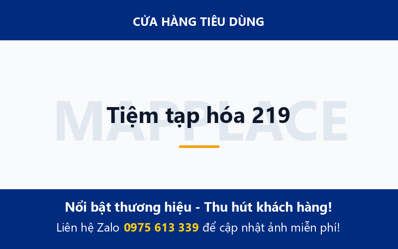 Tiệm tạp hóa 219