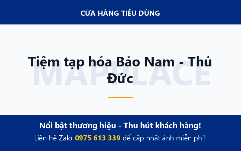 Tiệm tạp hóa Bảo Nam - Thủ Đức