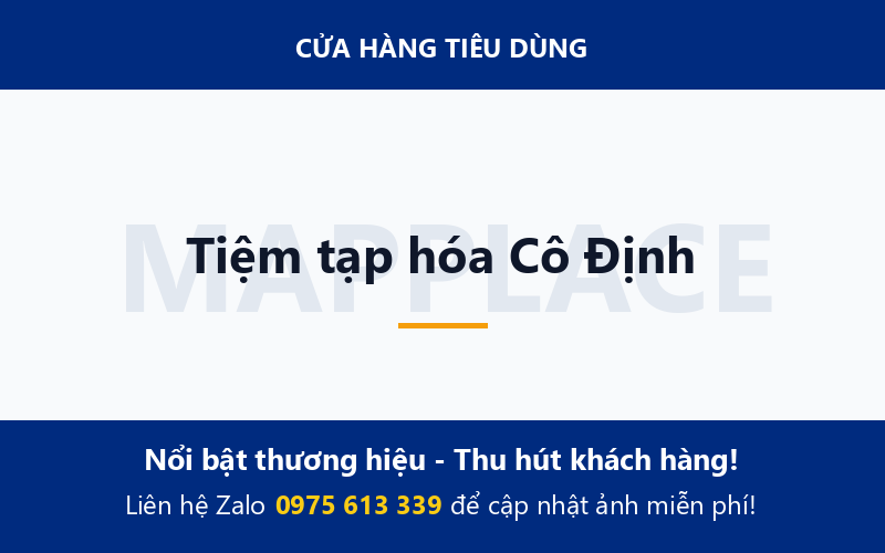 Tiệm tạp hóa Cô Định