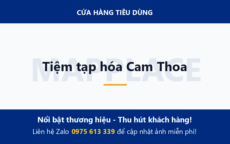 Tiệm tạp hóa Cam Thoa