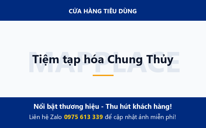 Tiệm tạp hóa Chung Thủy