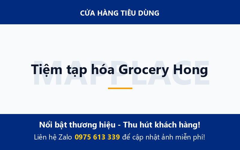 Tiệm tạp hóa Grocery Hong