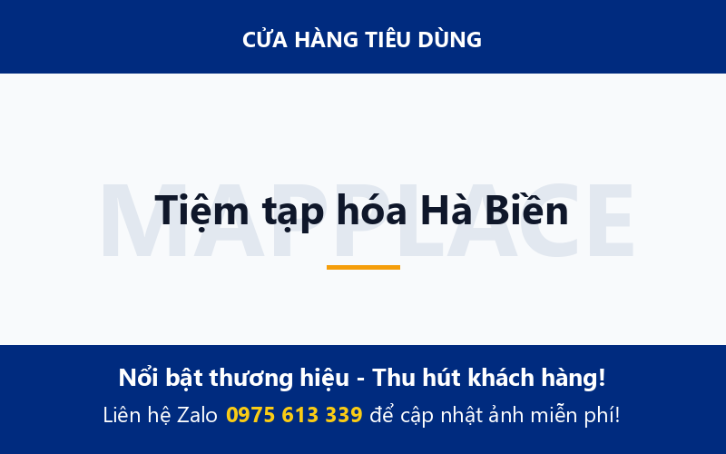 Tiệm tạp hóa Hà Biền