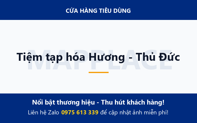 Tiệm tạp hóa Hương - Thủ Đức