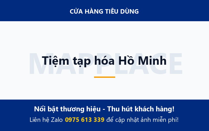 Tiệm tạp hóa Hồ Minh