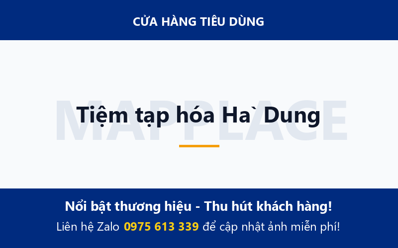 Tiệm tạp hóa Hà Dung