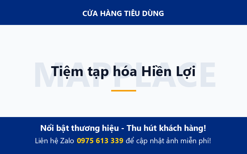 Tiệm tạp hóa Hiền Lợi