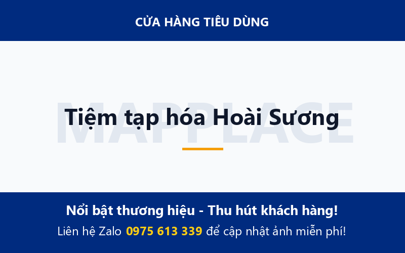Tiệm tạp hóa Hoài Sương