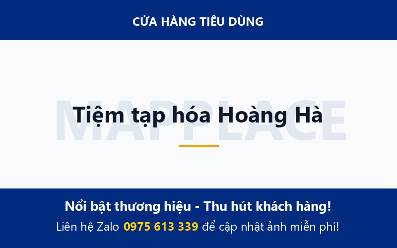 Tiệm tạp hóa Hoàng Hà
