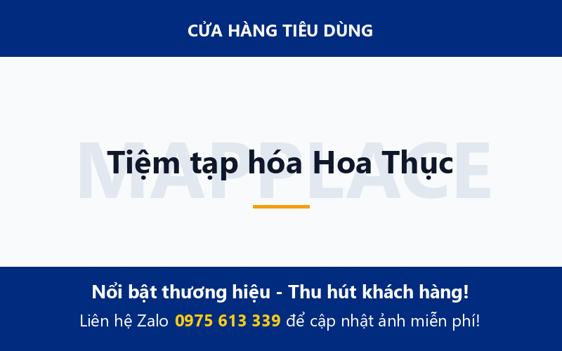 Tiệm tạp hóa Hoa Thục