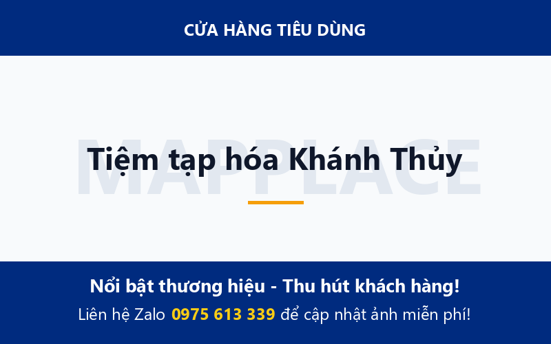 Tiệm tạp hóa Khánh Thủy