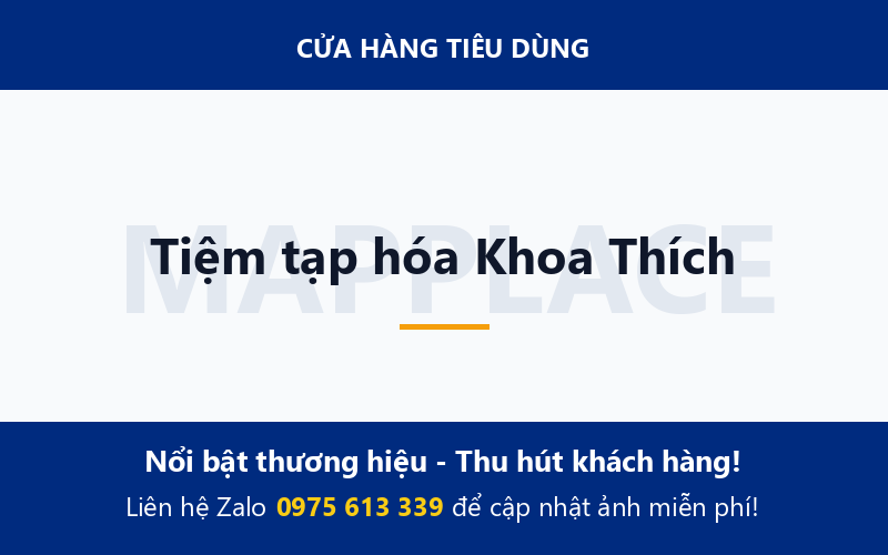 Tiệm tạp hóa Khoa Thích
