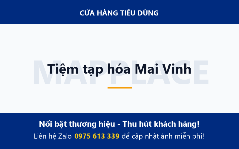 Tiệm tạp hóa Mai Vinh