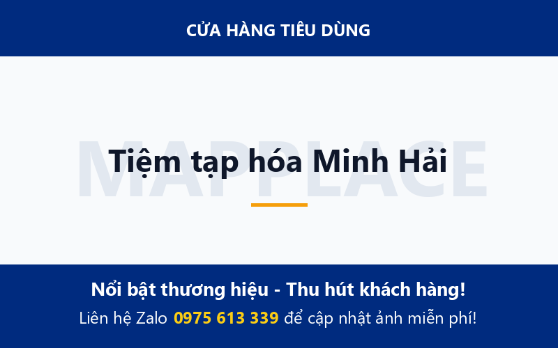 Tiệm tạp hóa Minh Hải