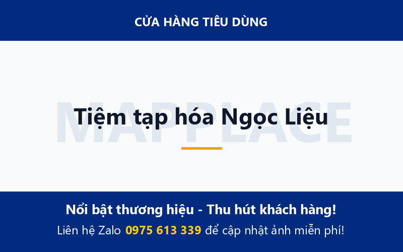 Tiệm tạp hóa Ngọc Liệu