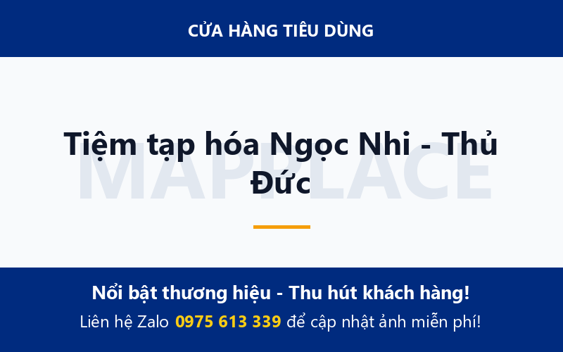 Tiệm tạp hóa Ngọc Nhi - Thủ Đức