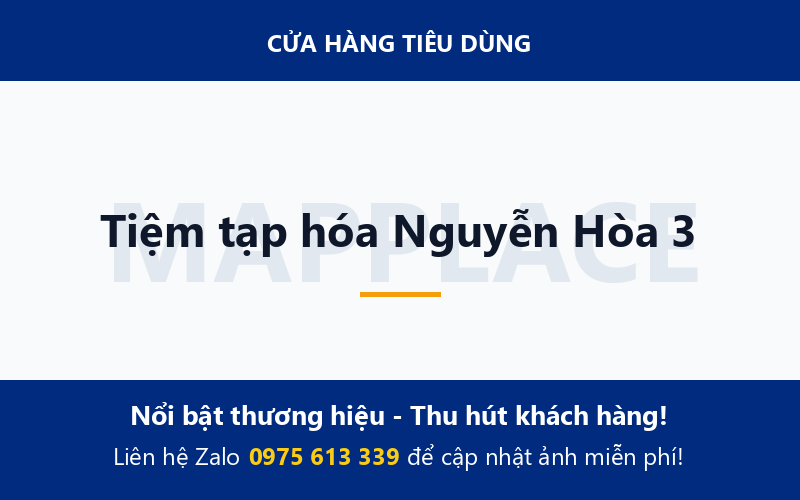 Tiệm tạp hóa Nguyễn Hòa 3