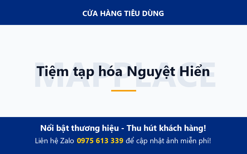 Tiệm tạp hóa Nguyệt Hiển