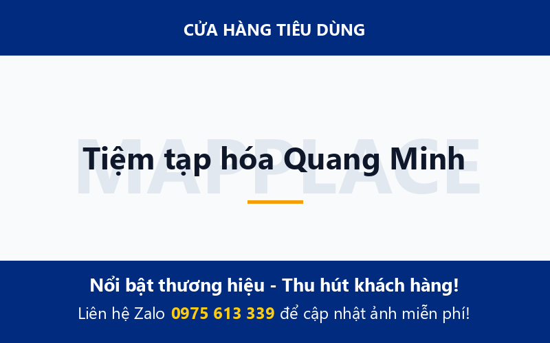 Tiệm tạp hóa Quang Minh