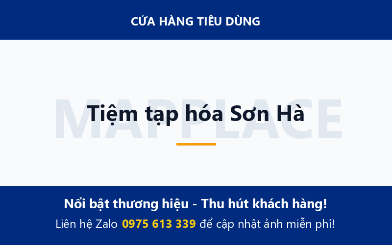 Tiệm tạp hóa Sơn Hà