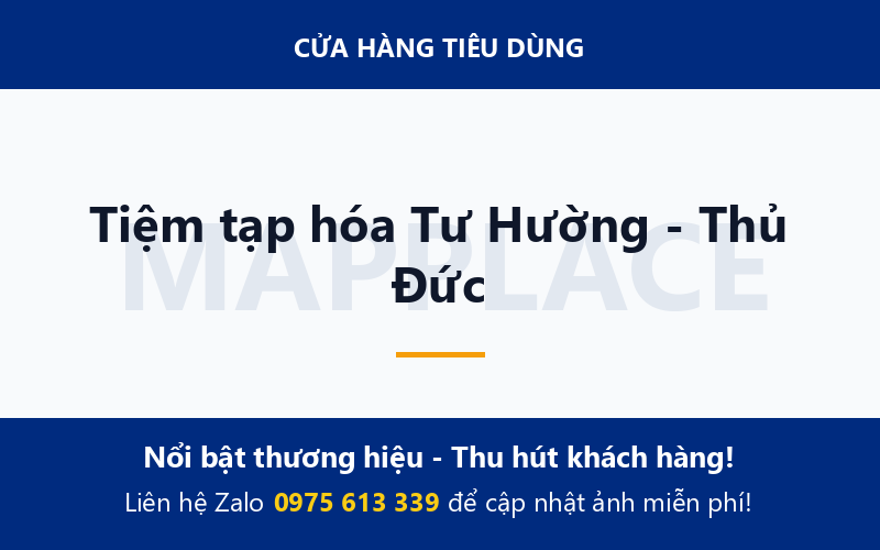 Tiệm tạp hóa Tư Hường - Thủ Đức