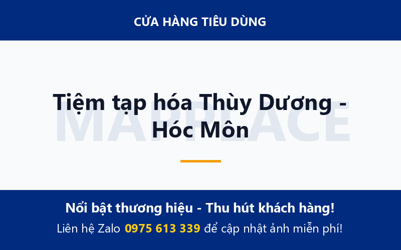 Tiệm tạp hóa Thùy Dương - Hóc Môn