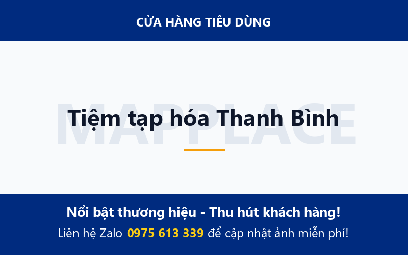 Tiệm tạp hóa Thanh Bình