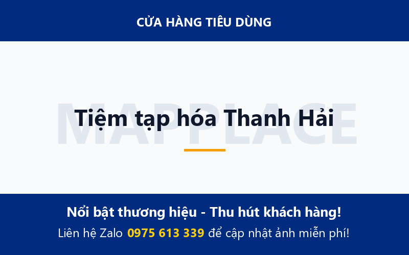 Tiệm tạp hóa Thanh Hải