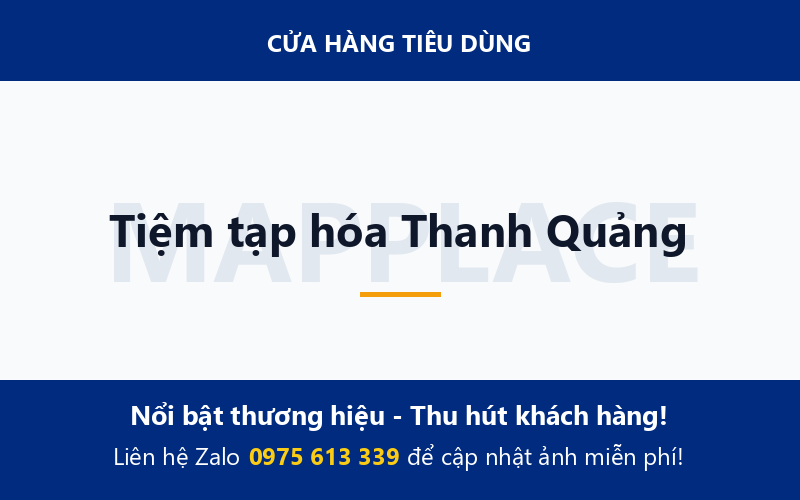 Tiệm tạp hóa Thanh Quảng