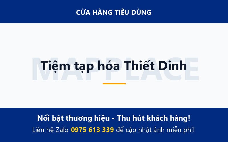 Tiệm tạp hóa Thiết Dinh