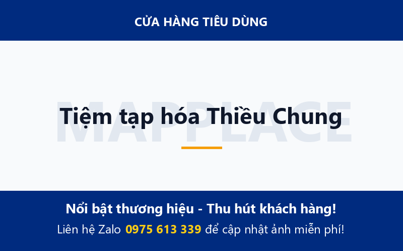 Tiệm tạp hóa Thiều Chung