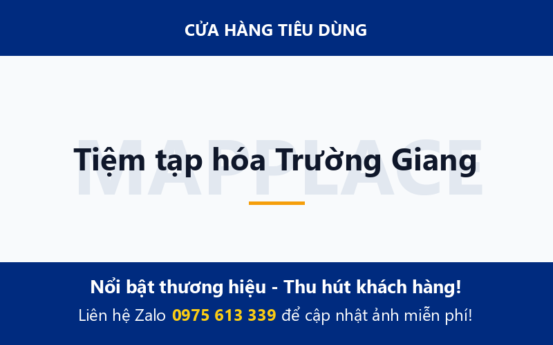 Tiệm tạp hóa Trường Giang