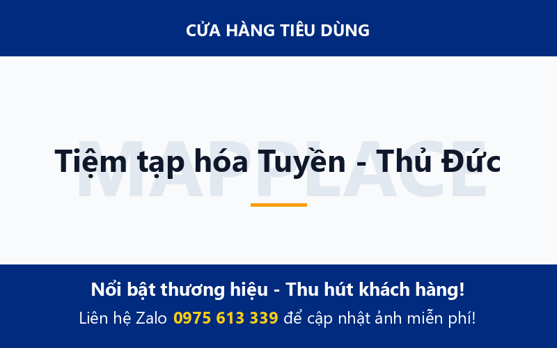 Tiệm tạp hóa Tuyền - Thủ Đức