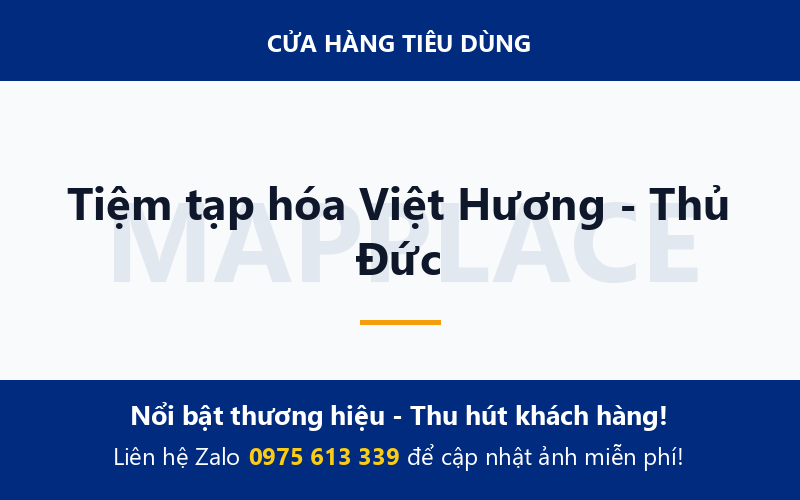 Tiệm tạp hóa Việt Hương - Thủ Đức