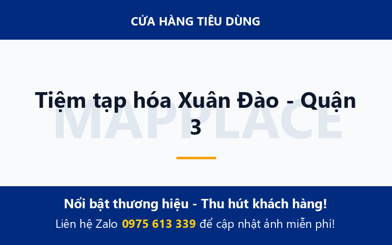 Tiệm tạp hóa Xuân Đào - Quận 3