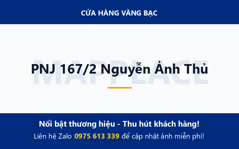 PNJ 167/2 Nguyễn Ảnh Thủ