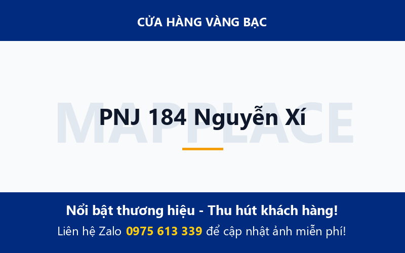 PNJ 184 Nguyễn Xí