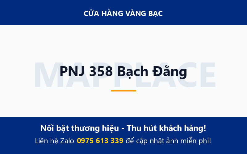 PNJ 358 Bạch Đằng